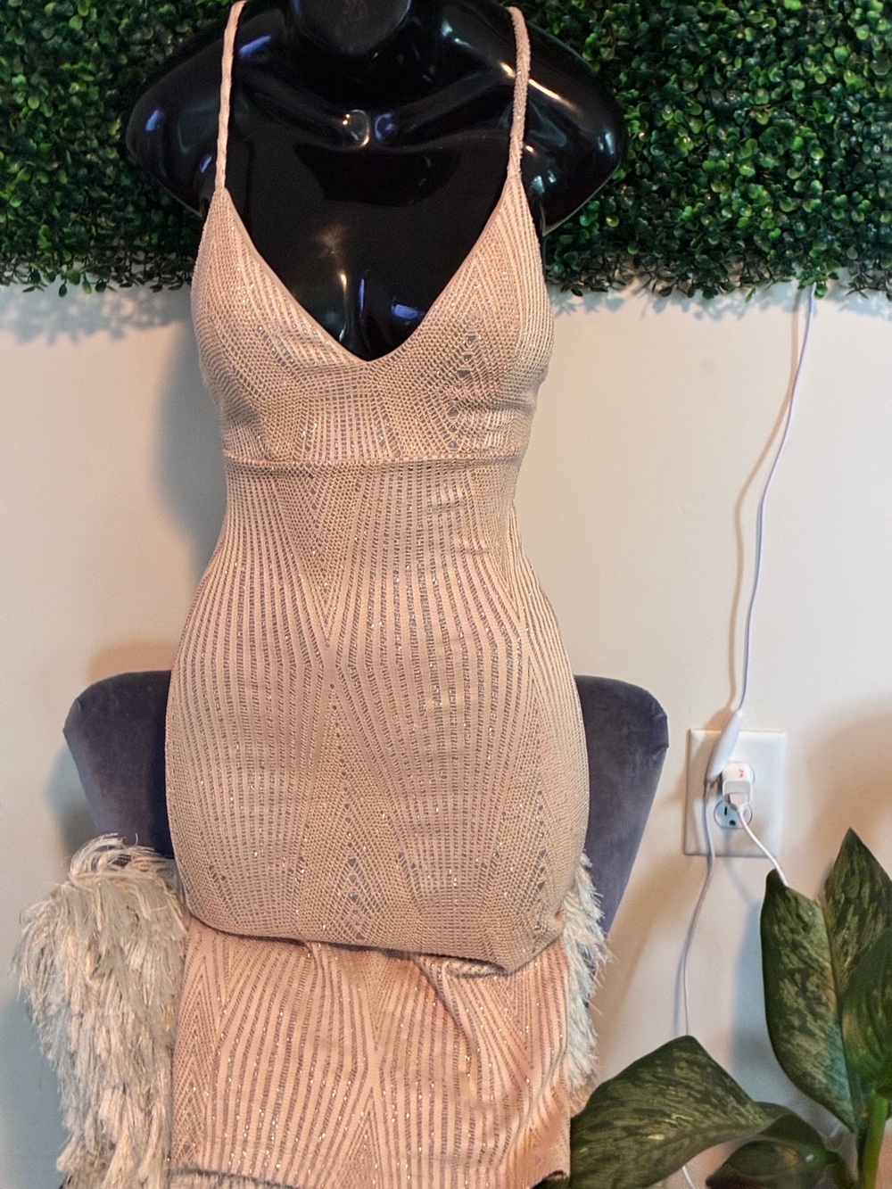 Windsor Spaghetti-Strap Bodycon Dress